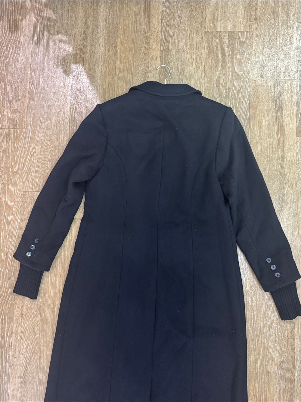 FAVORITE DAUGHTER The City Coat Wool Cashmere Tailored Longline Blazer black L - Picture 11 of 14